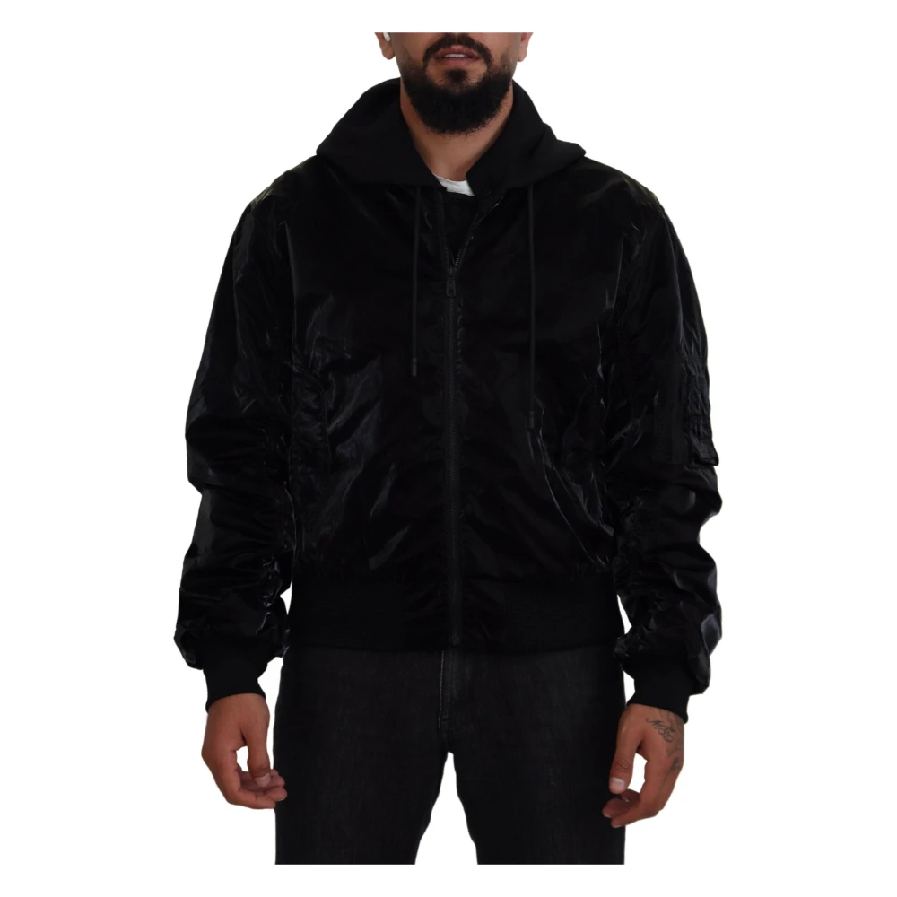 Dolce & Gabbana Bomber Jackets Black Heren