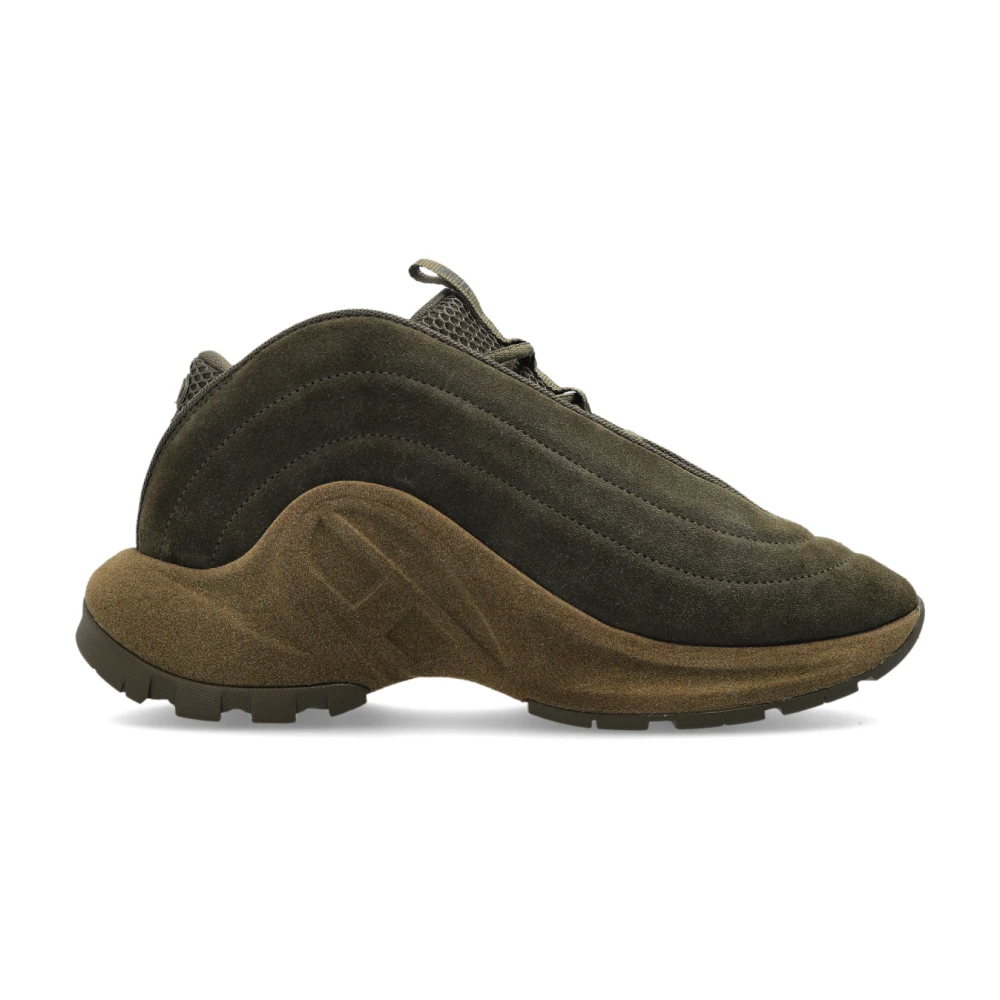 Diesel Uomo Verde Scarpe, 37 Eu, New,