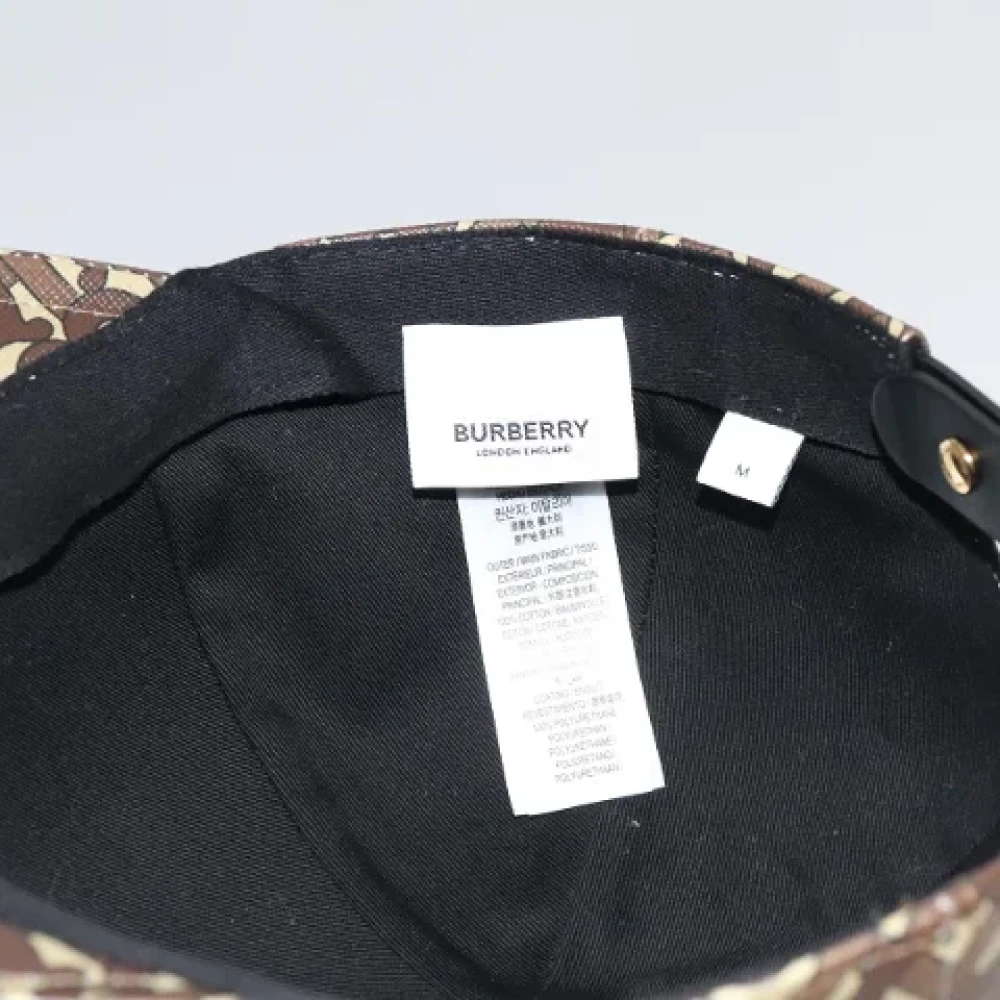 Burberry Vintage Pre-owned Leather hats Brown Dames