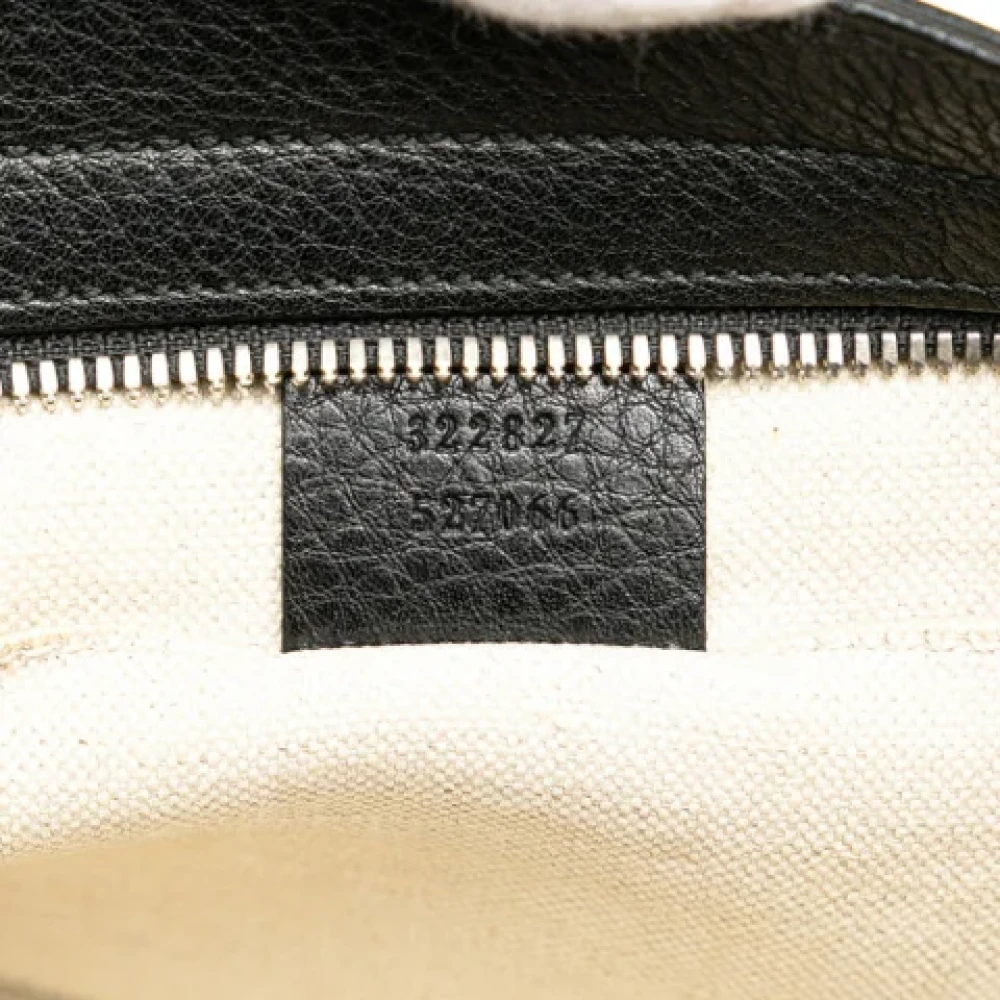Gucci Vintage Pre-owned Leather crossbody-bags Black Dames