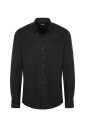 chemise-noire-en-coton-col-kent