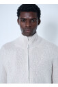 cardigan-en-soie-zip-up-haut-dentonnoir