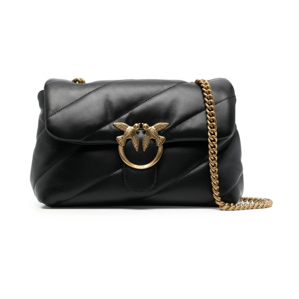 Pinko Vrouw Zwart Tassen Dames, One Size, Borsa A Tracolla