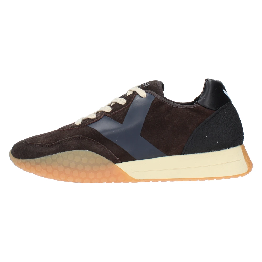 Kehnoo Sneakers van suède- stof en rubber Heren Schoenen Veelkleurig Multicolor