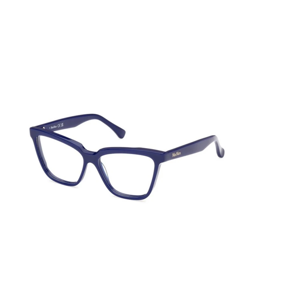 Max Mara Blue Glasses, Female, 53 Mm, Optical Frame