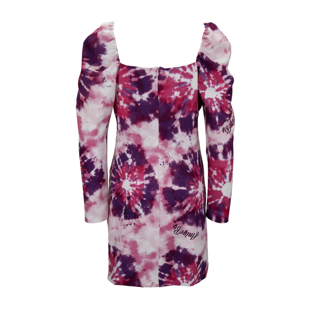 Aniye By Kort Jurk met Vierkante Halslijn Multicolor Dames