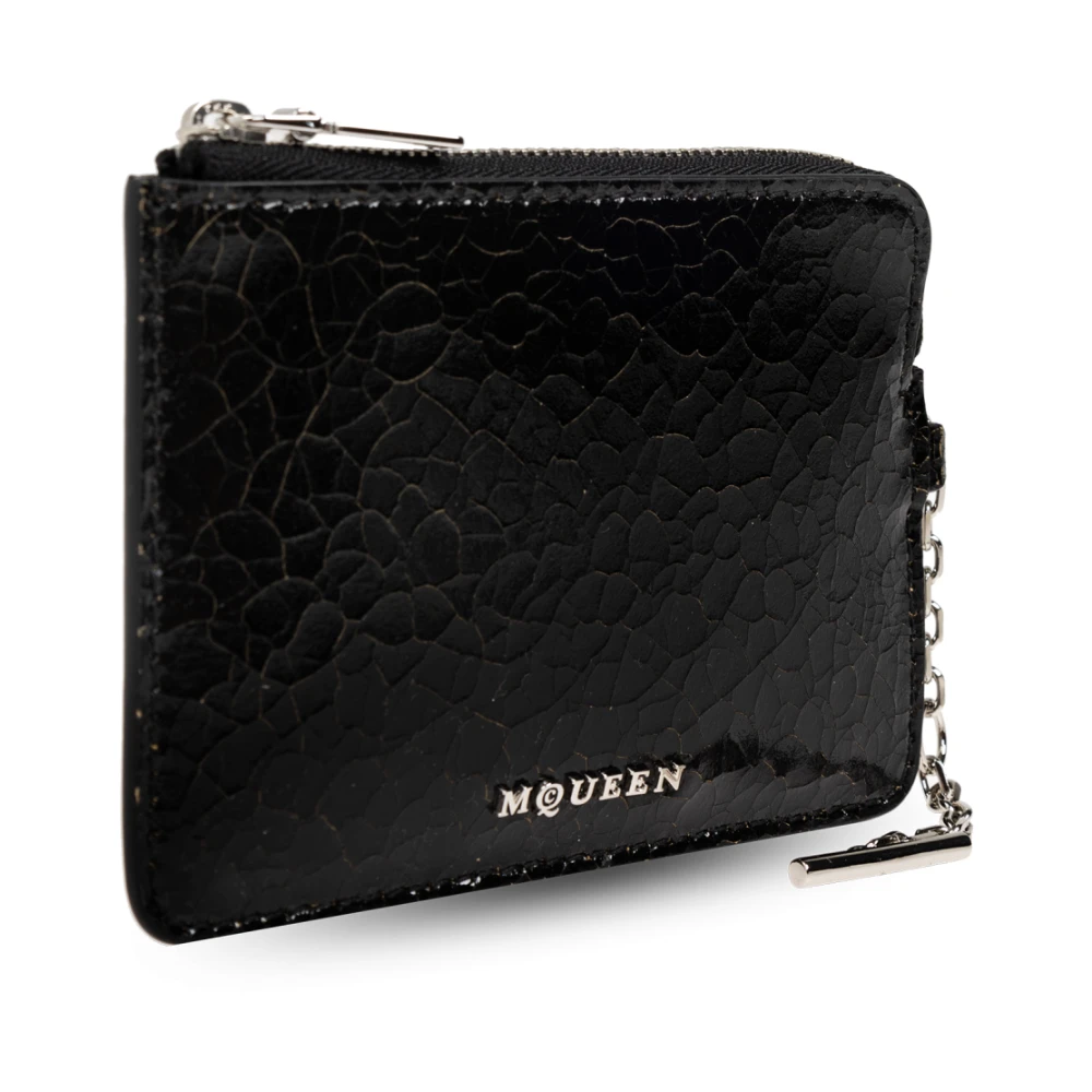 alexander mcqueen Leren etui Black Heren