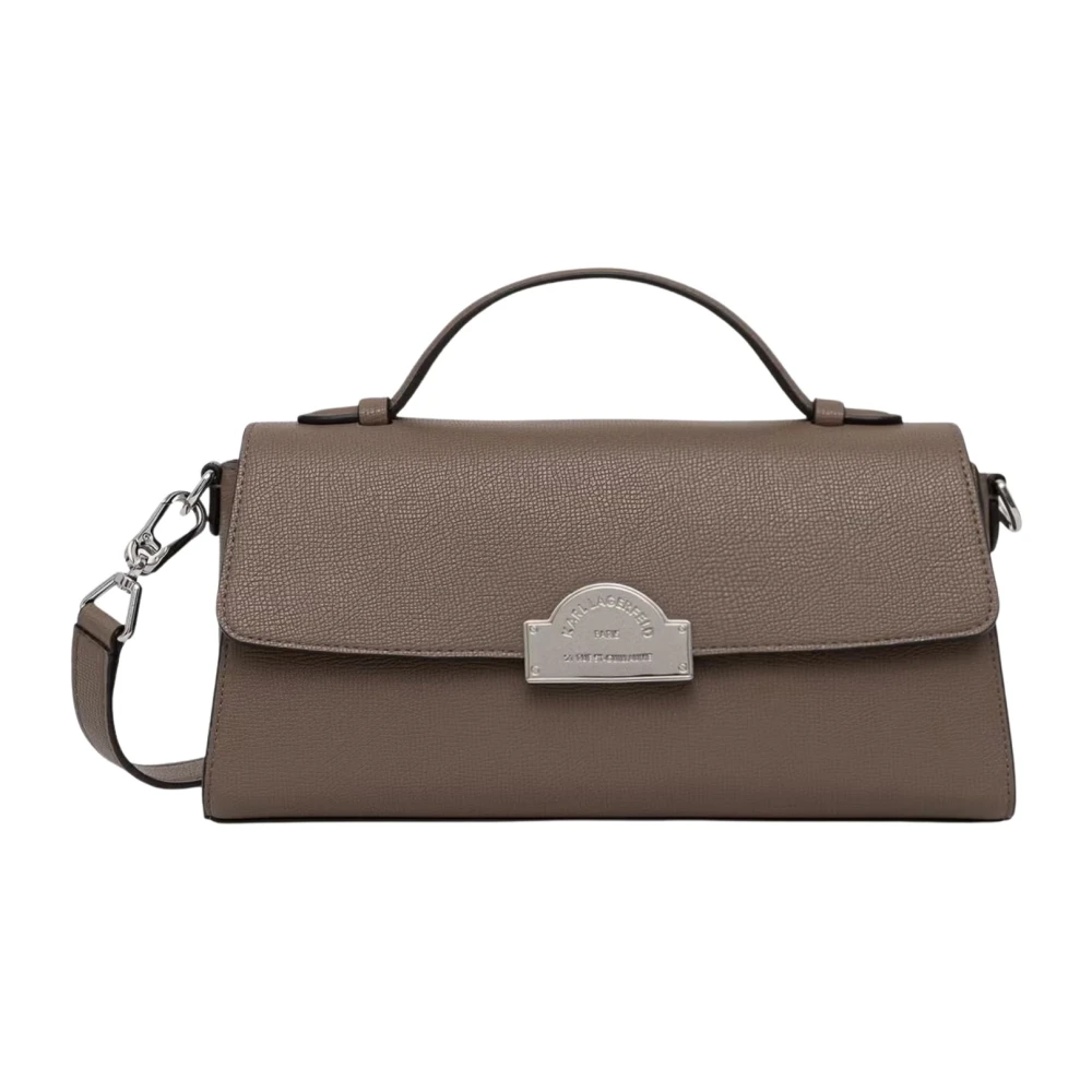Karl Lagerfeld Brown Handbags, Female, One Size, K/Rsg Metal Crossbody