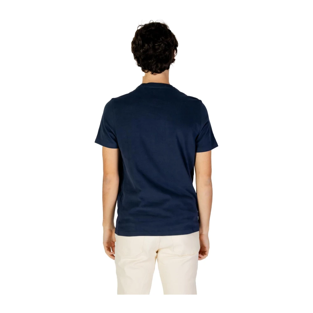 U.s. Polo Assn. Blauw Katoen Ronde Hals T-Shirt Blue Heren