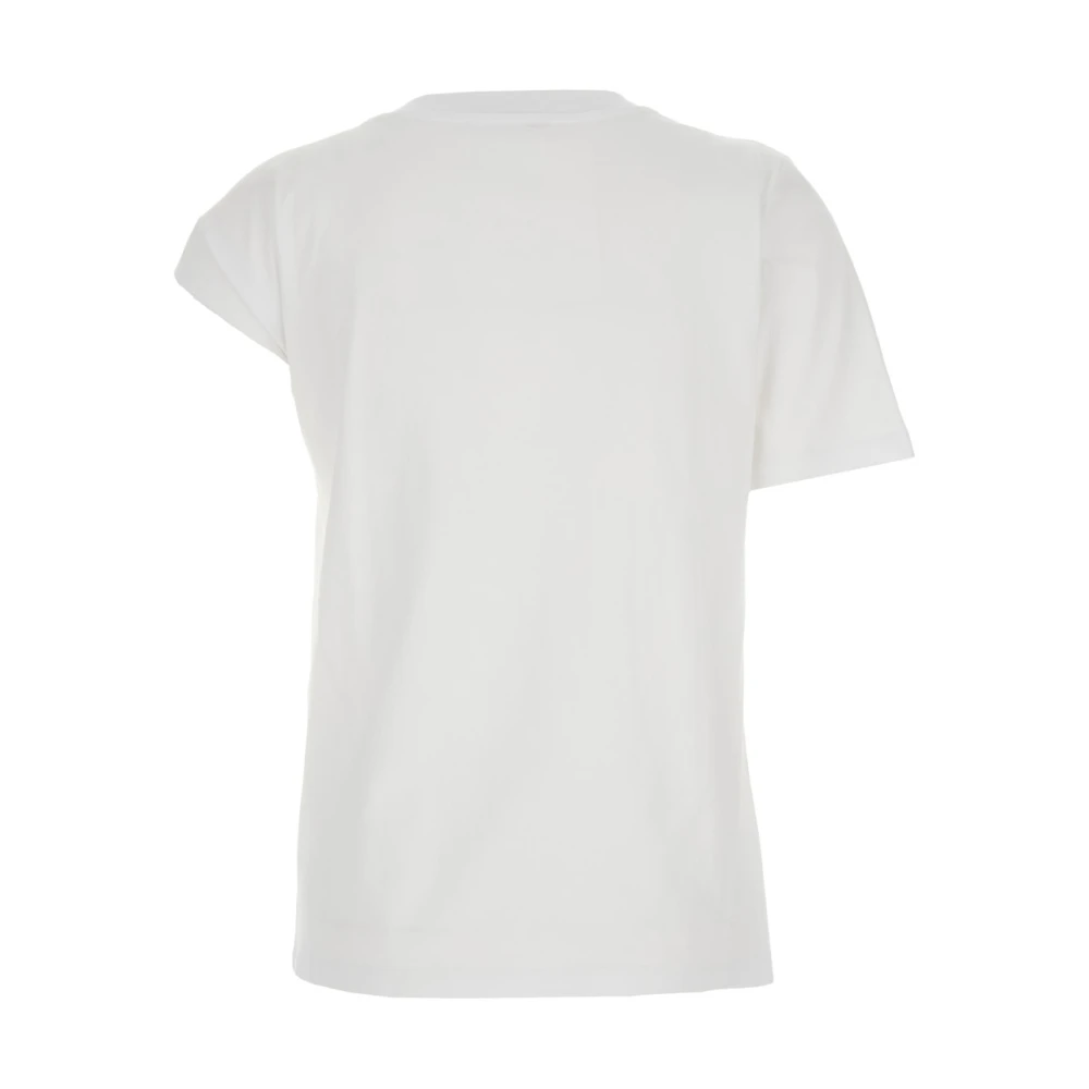 Twinset Wit T-shirt met kettingdetail White Dames