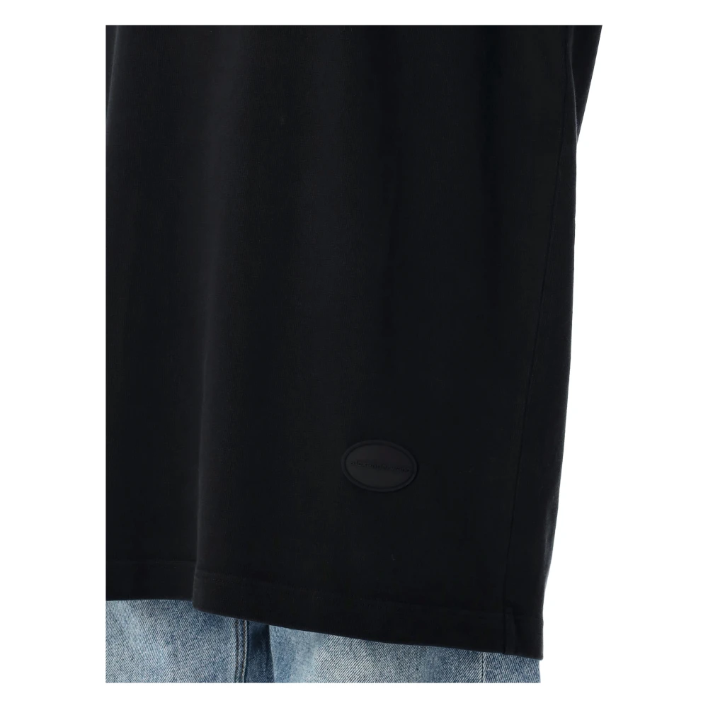 alexander wang Zwart Gewassen Oversized T-shirt Black Dames