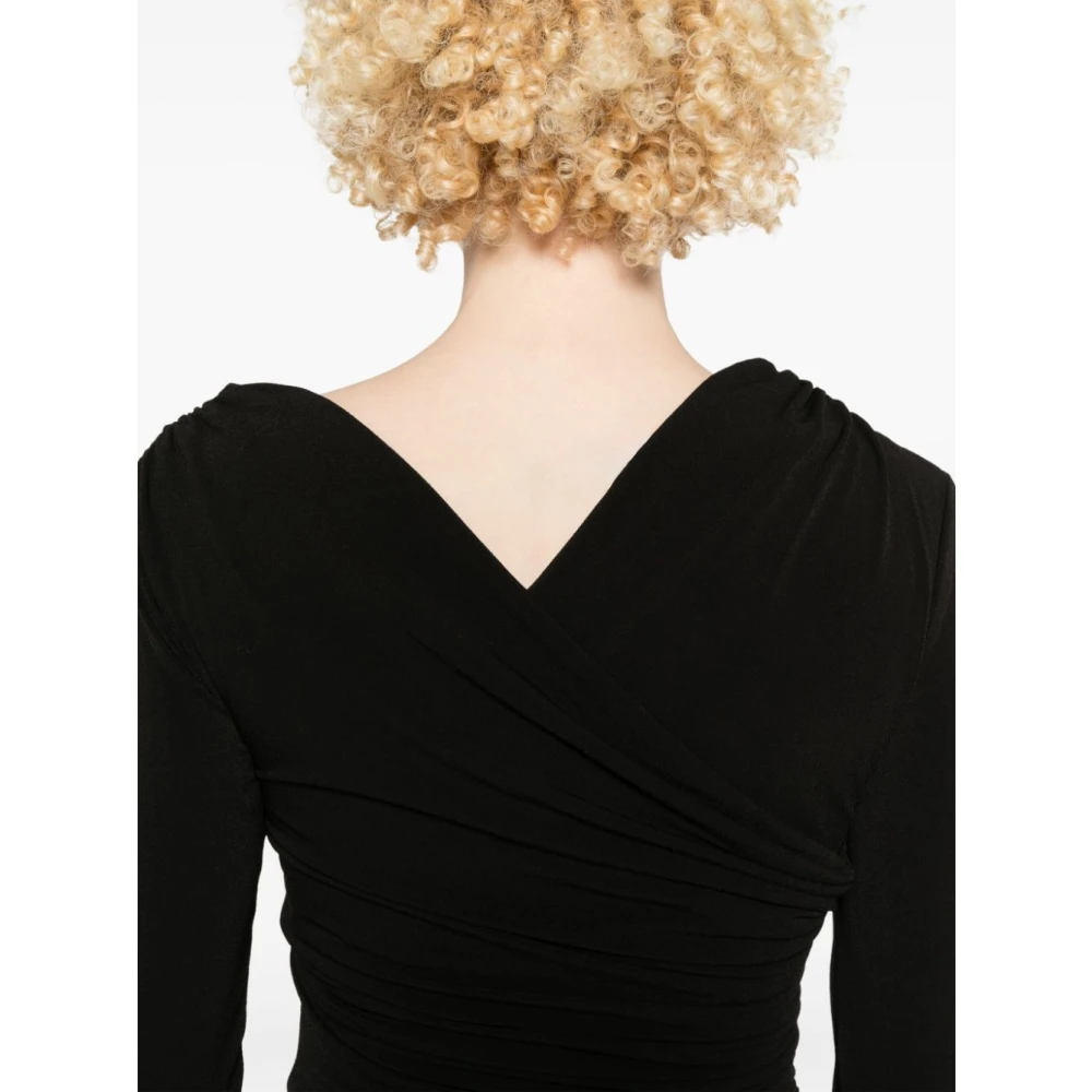 Andamane Off Shoulder Detail Top Black Dames