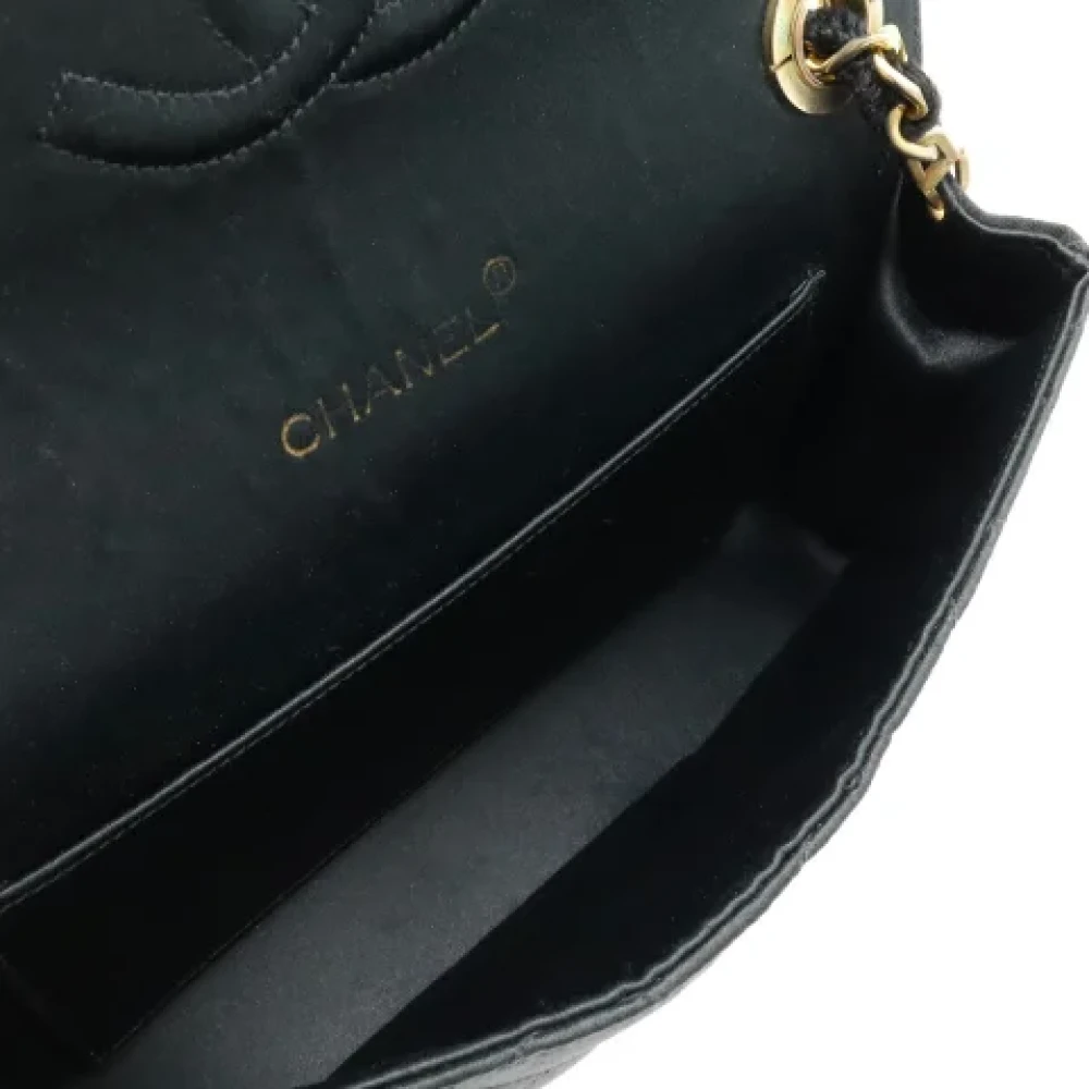 Chanel Vintage Pre-owned Canvas chanel-bags Black Dames