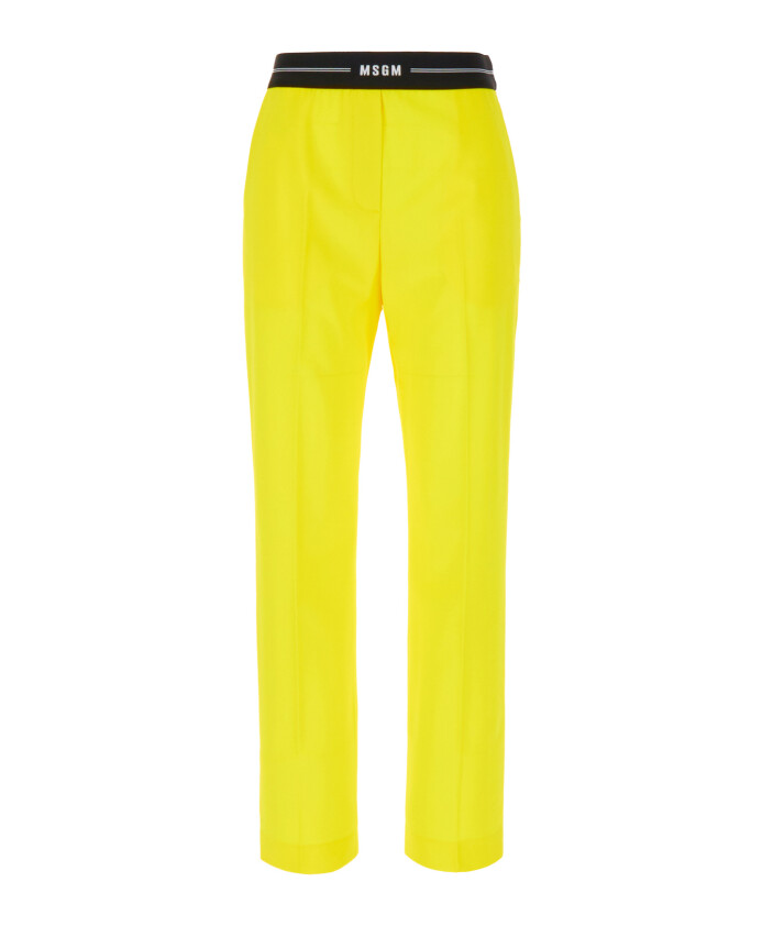 pantalon-fusele-a-logo-a-la-taille
