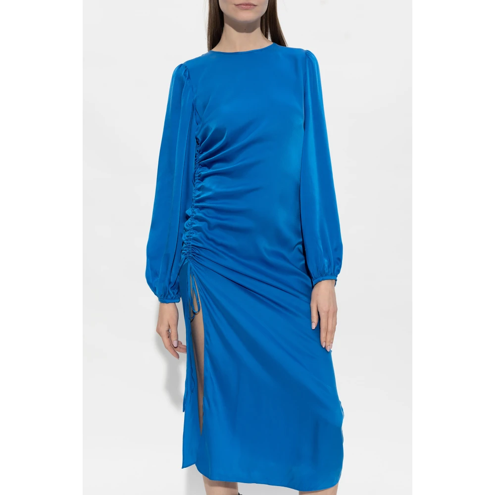Samsøe Elvira Jurk Blue Dames