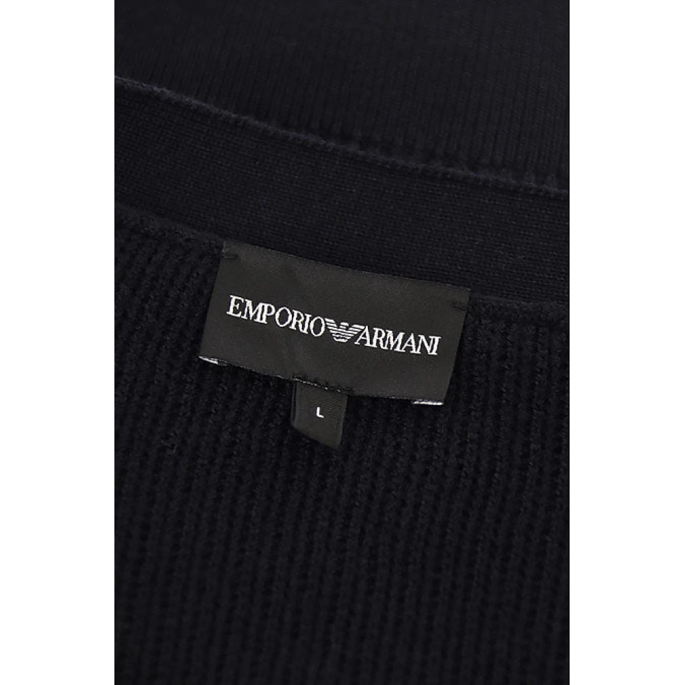 Emporio Armani Knitwear Blue Heren