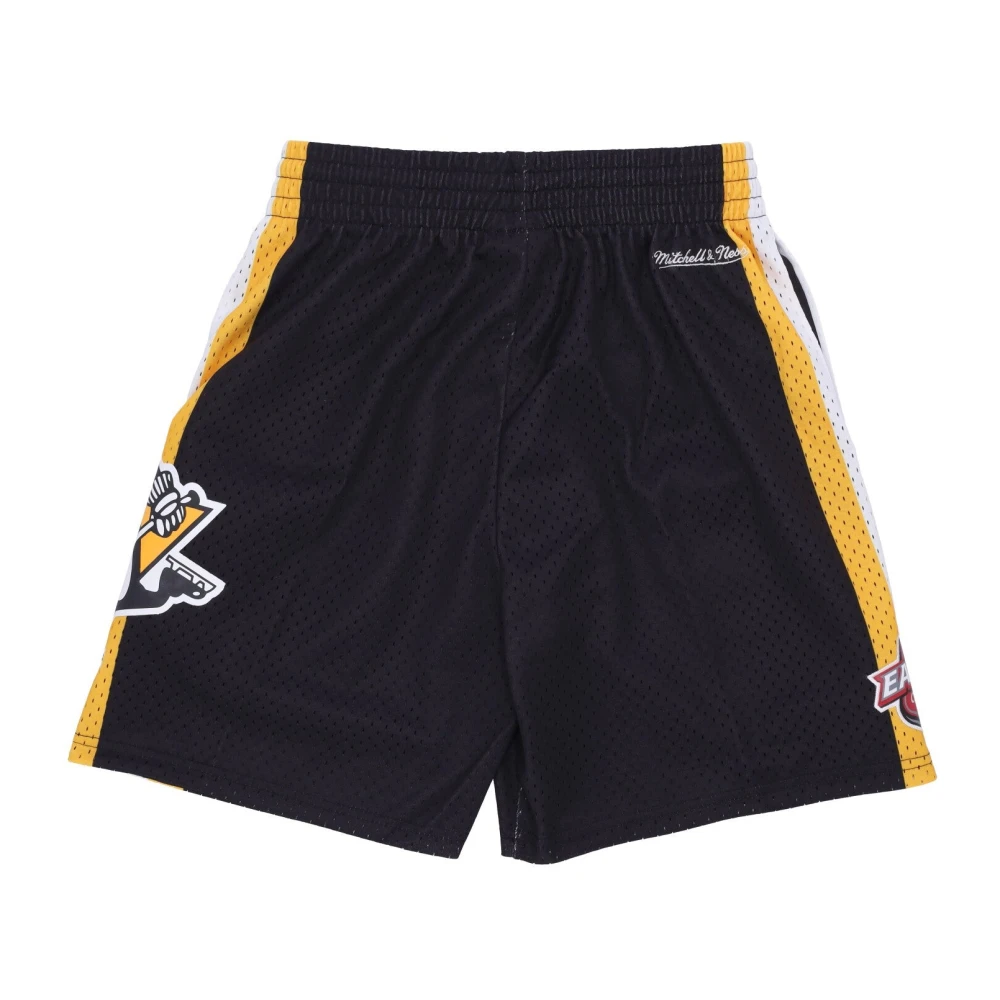 Mitchell & Ness NHL Thuisstad Mesh Basketbalshorts Zwart Black Heren