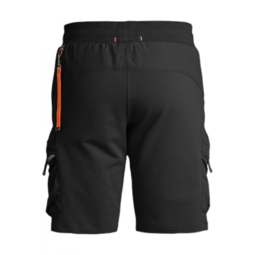Parajumpers Zwarte Bermuda Shorts Irvine Jersey Black Heren