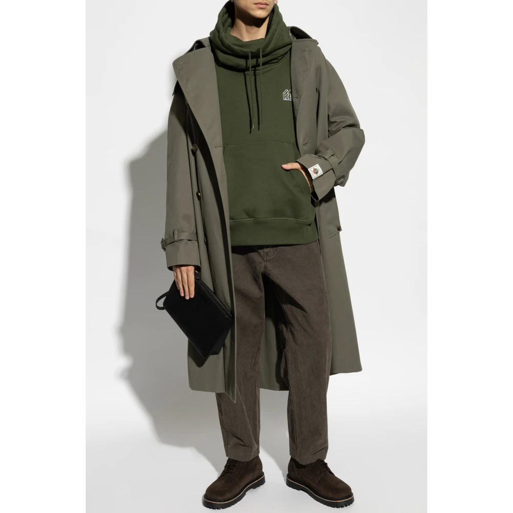 Kenzo Trui met brede kraag Green Heren