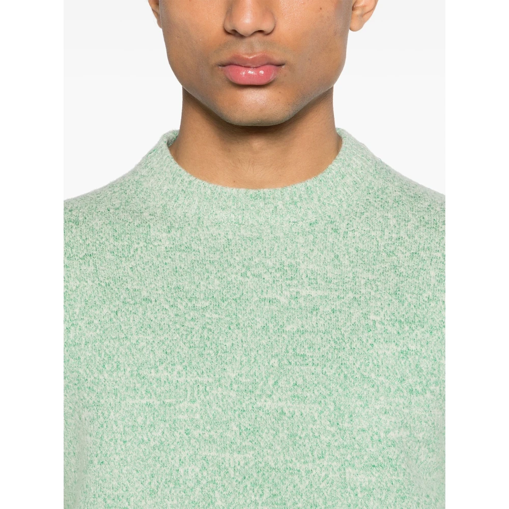 Jil Sander Casual Gebreide Trui Green Heren