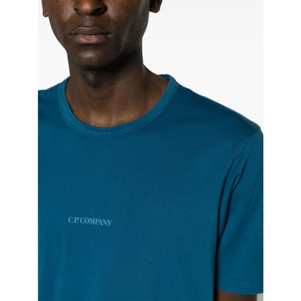 C.P. Company T-Shirts Blue Heren