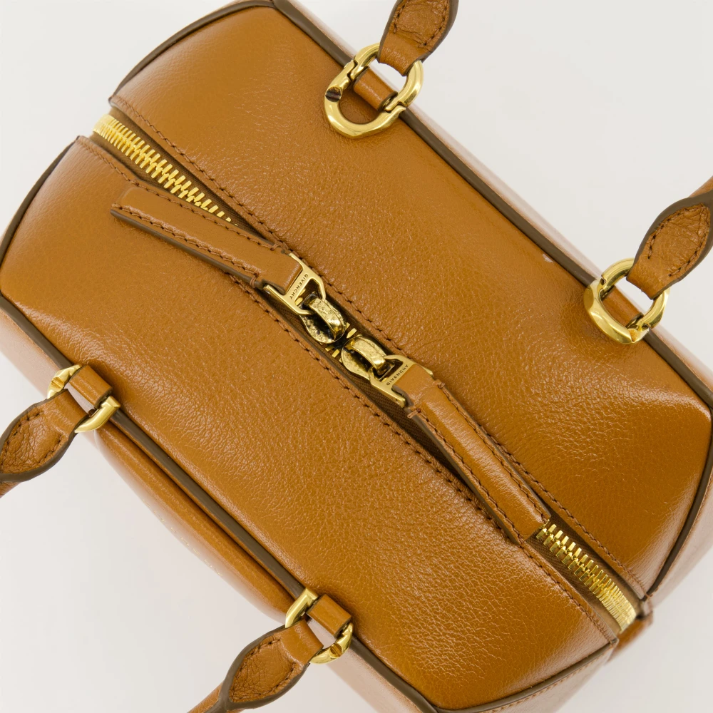 Givenchy Bruin Leren Mini Cube Tas Brown Dames