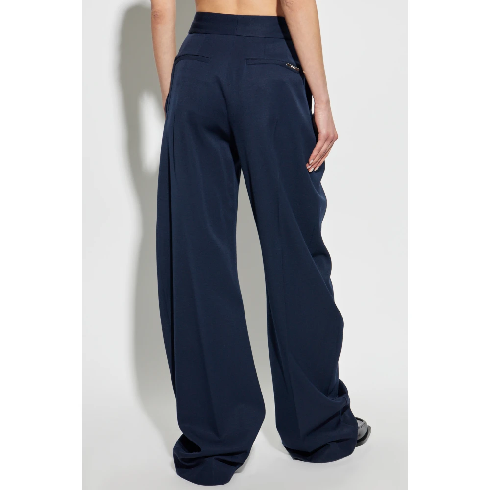 The Attico Wollen broek Blue Dames