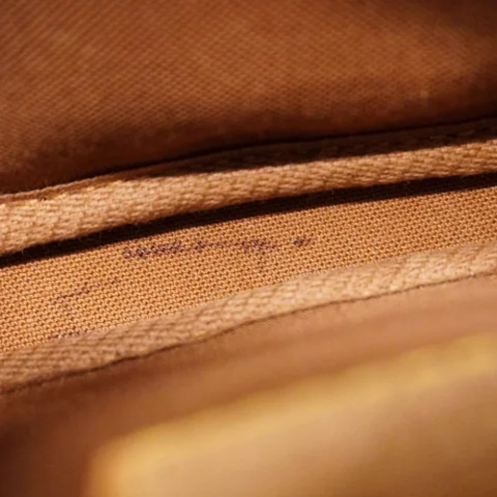 Louis Vuitton Vintage Pre-owned Fabric shoulder-bags Brown Dames