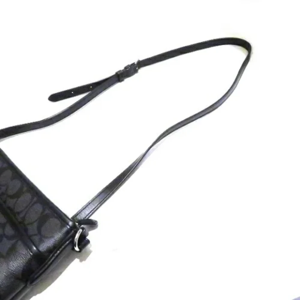 Coach Pre-owned Leather shoulder-bags Black Dames