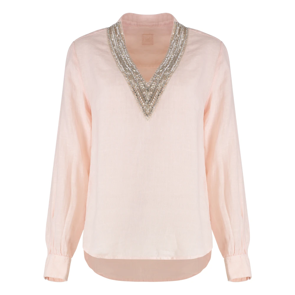 Blouses & Shirts > Blouses - - 120% Lino - Modalova