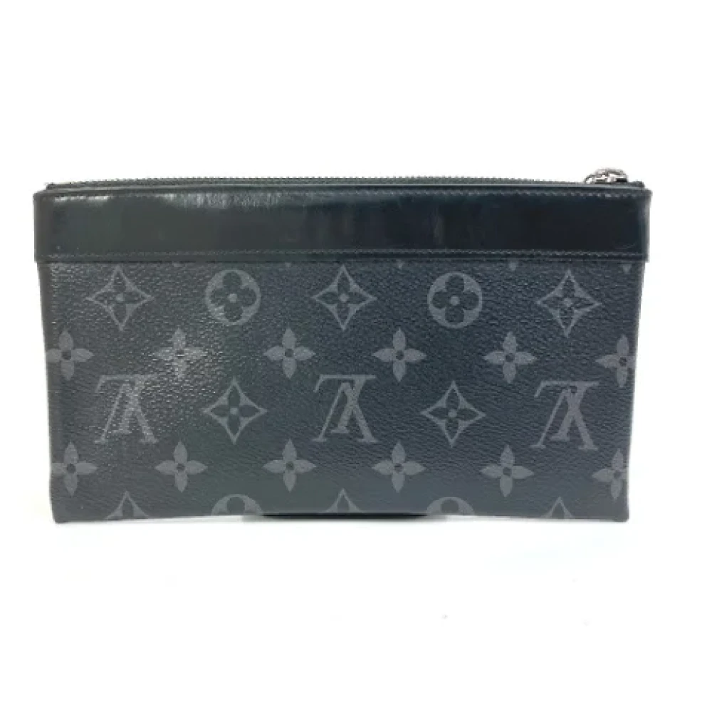 Louis Vuitton Vintage Pre-owned Fabric pouches Black Heren