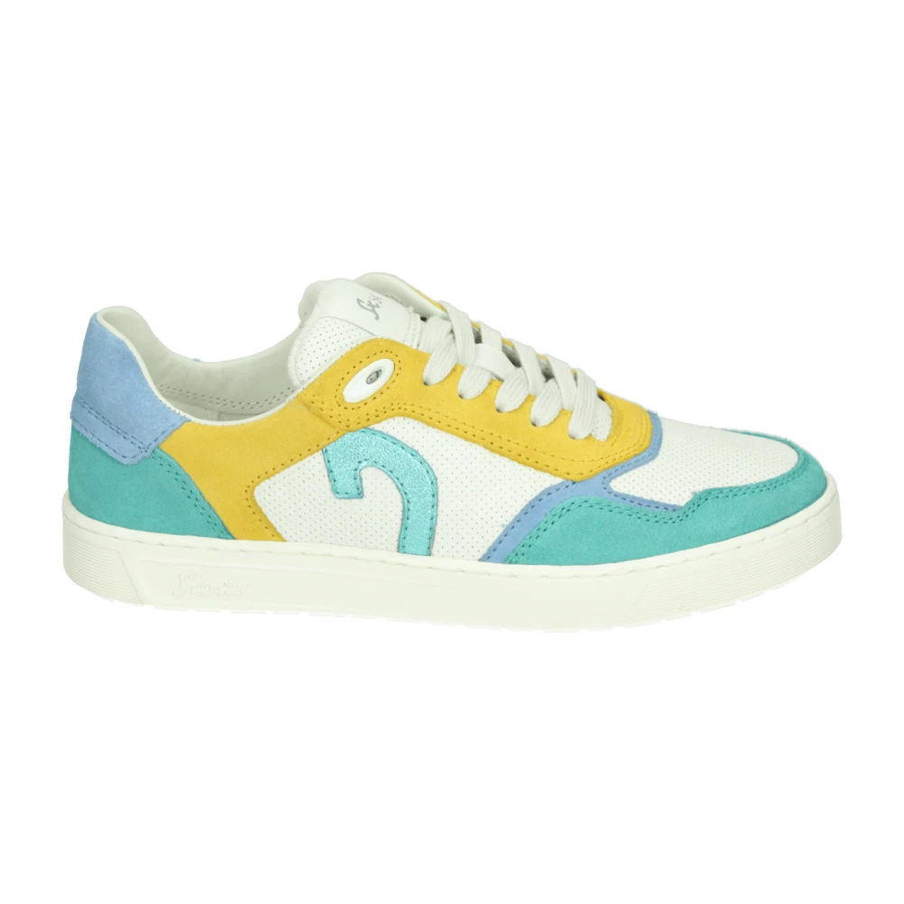 Sioux Sportieve Lage Damesschoenen Patroon Dames Schoenen Veelkleurig Multicolor