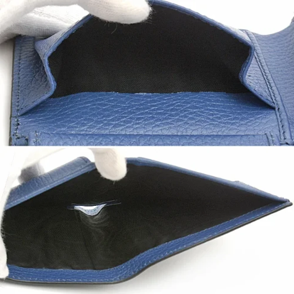 Gucci Vintage Pre-owned Leather wallets Black Heren