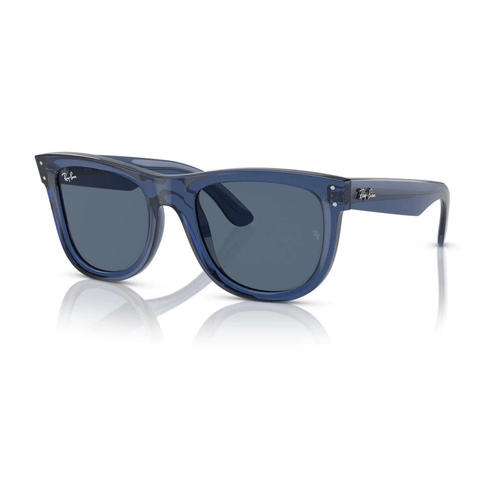 Ray-Ban Unisex Blue Sunglasses, 53 Mm, Wayfarer Reverse Sunglasses