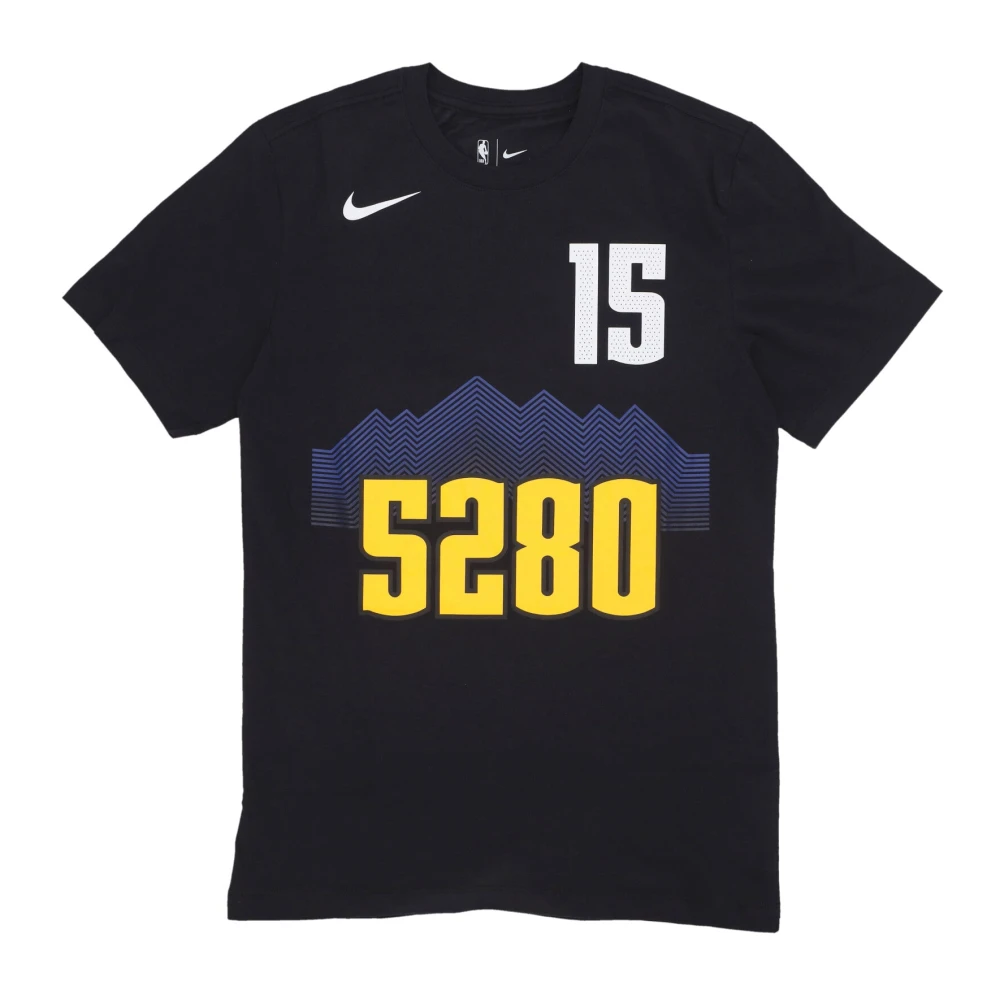 Nike NBA City Edition Jokic Tee Black, Herr