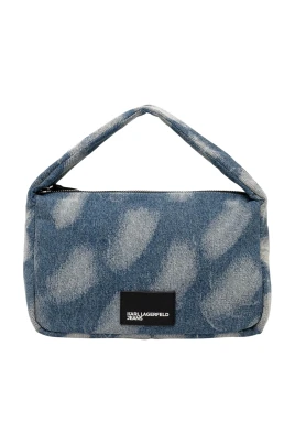 Blekt denim-tote bag