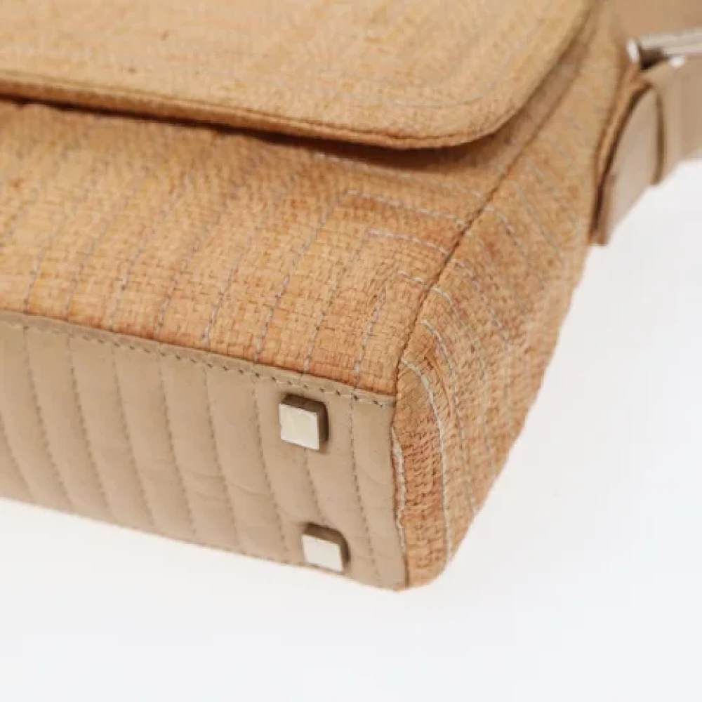 Bally Pre-owned Canvas shoulder-bags Beige Dames