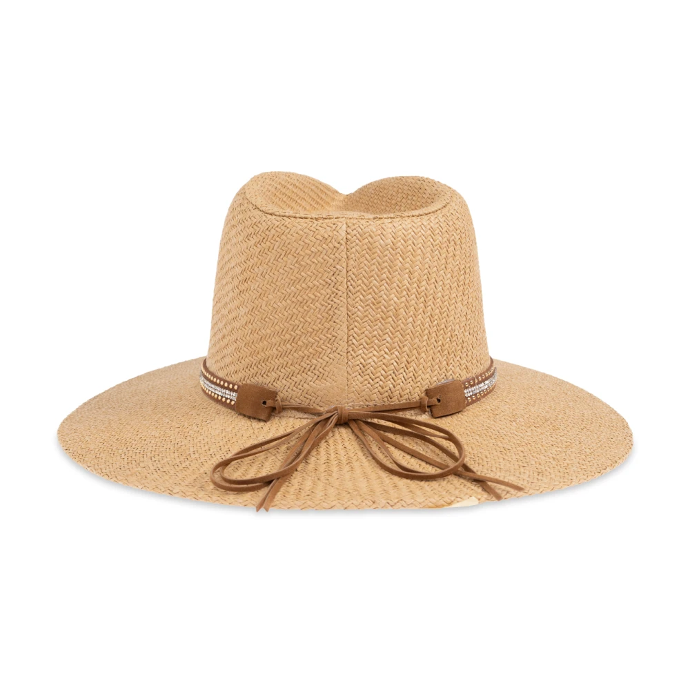 Melissa Odabash Hoed met glinsterende applicaties Beige Dames