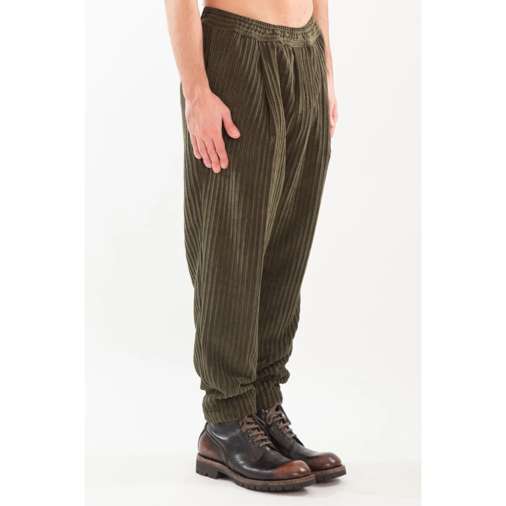 Briglia Ribfluwelen Broek in Savoys Stijl Green Heren