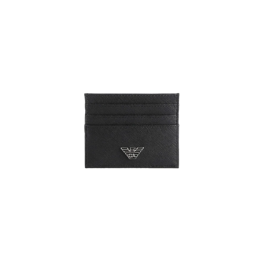 Emporio Armani Black Wallets & Cardholders, Male, One Size, Wallets & Cardholders