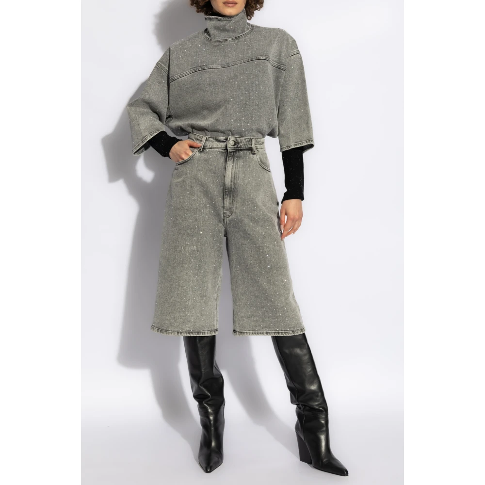Fabiana Filippi Denim jas Gray Dames