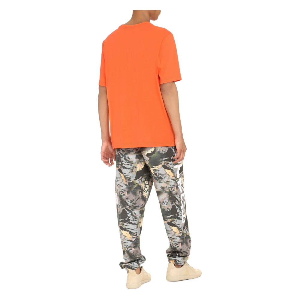 Heron Preston T-shirt met geribde halslijn Multicolor Heren
