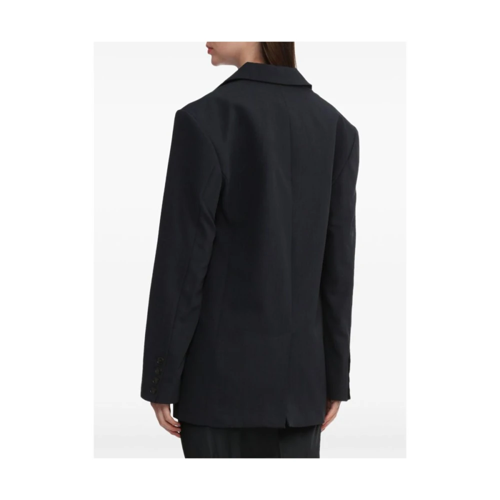 Birgitte Herskind Navy Blue Polyester Blend Jacket Blue Dames