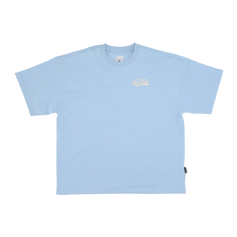 Karl Kani Handtekening Jersey Box Tee Lichtblauw Blue Heren