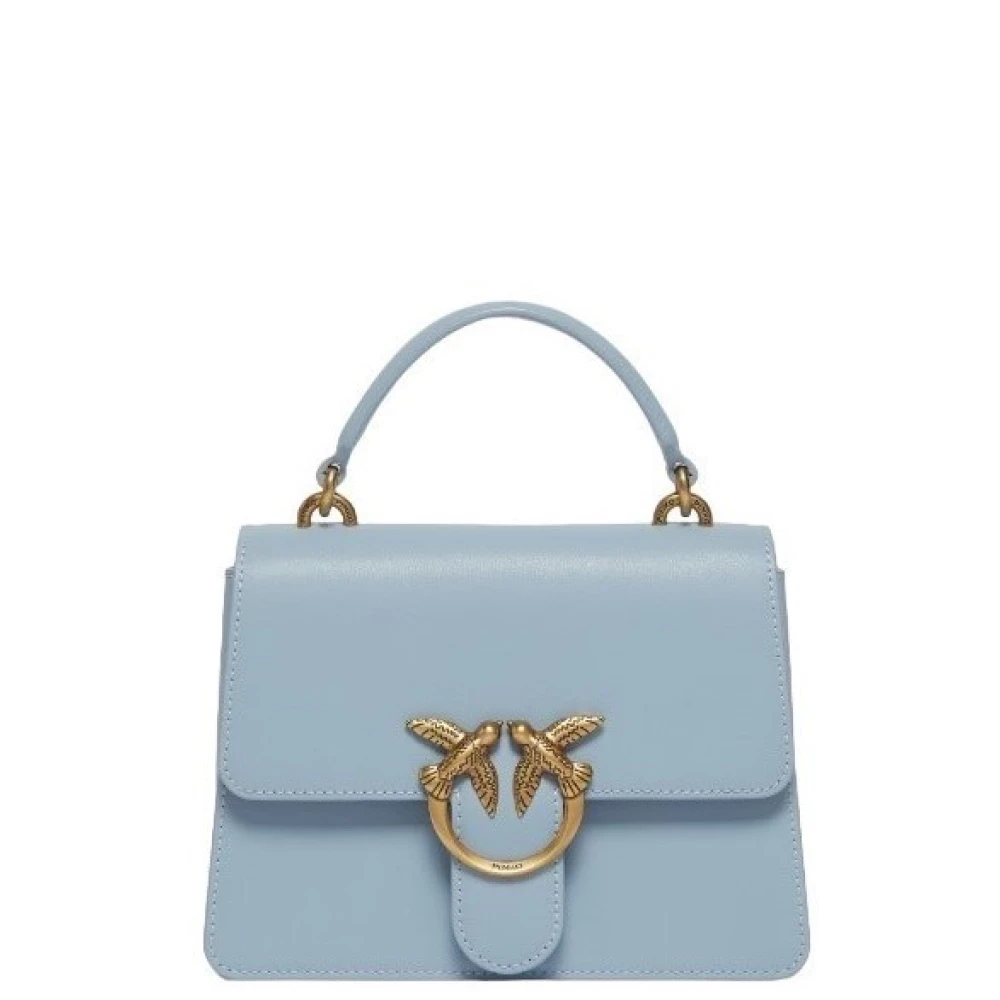 Pinko Love Birds Diamond Cut Schoudertas Blue Dames