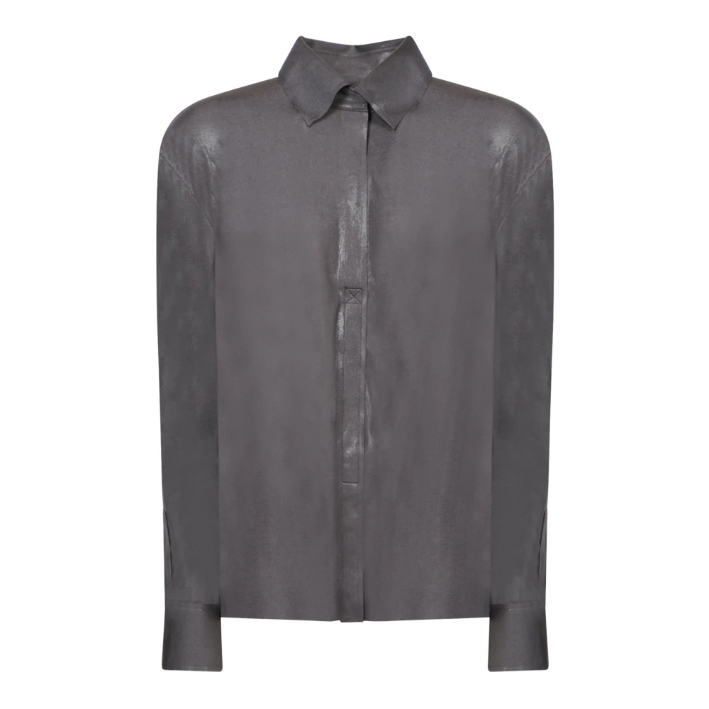 Norma Kamali Grijze Shirt voor Vrouwen Gray Dames