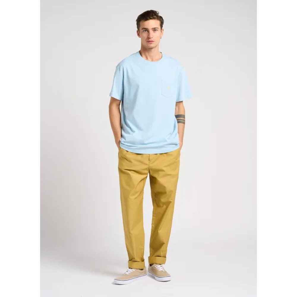 Ralph Lauren Lichtblauw Klassiek T-shirt Blue Heren