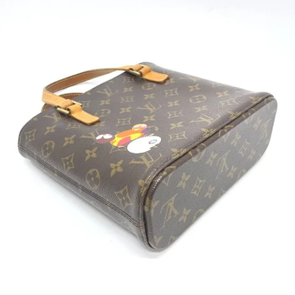 Louis Vuitton Vintage Pre-owned Cotton louis-vuitton-bags Brown Dames