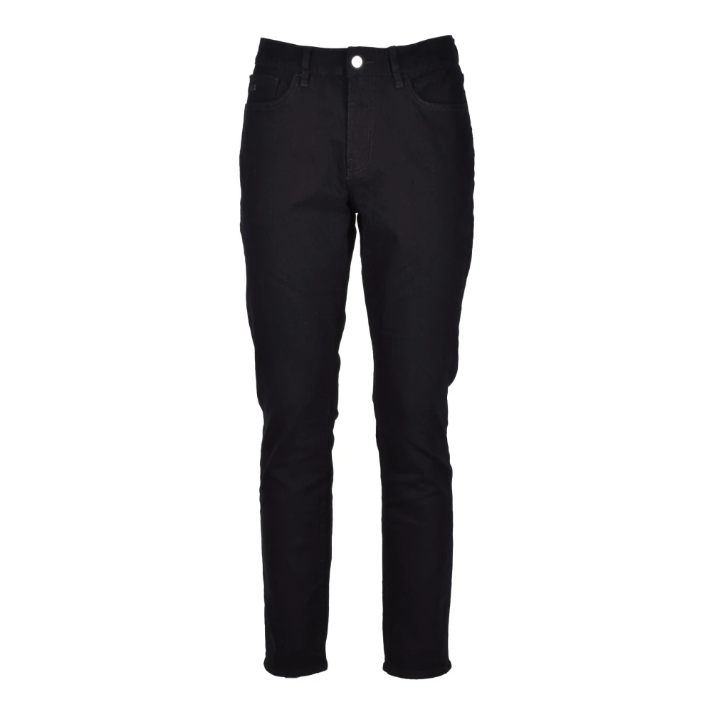 Armani Exchange Stijlvolle Jeans met Katoen en Elastaan Black Heren