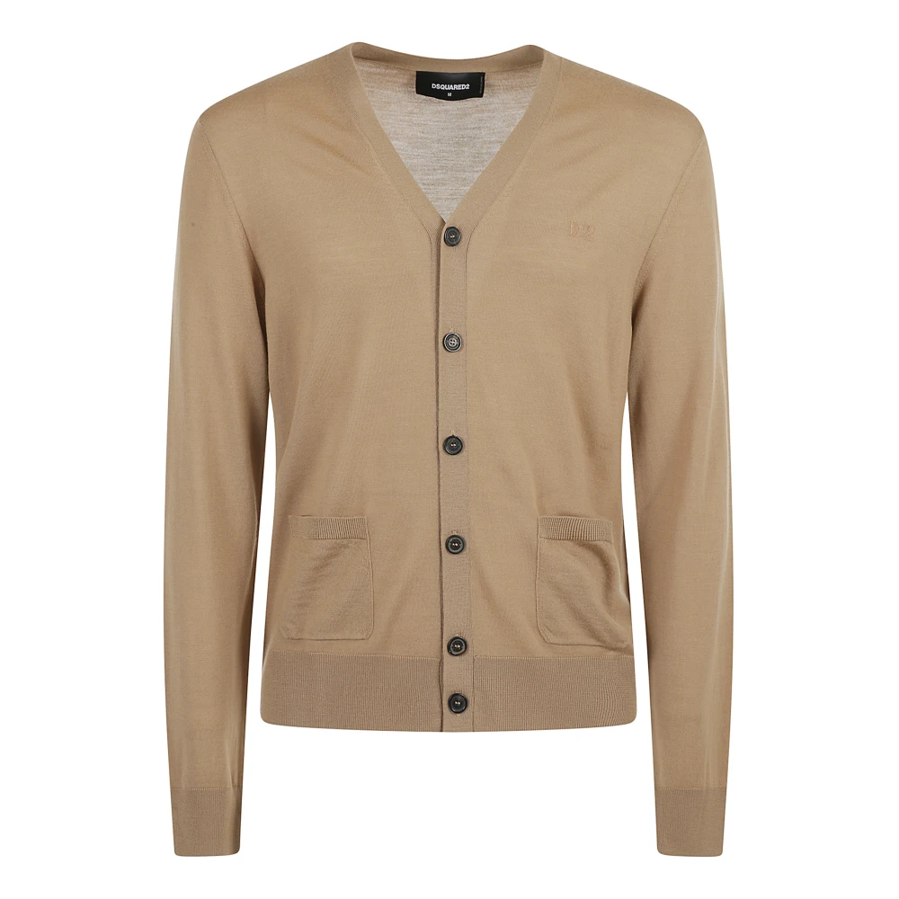 Dsquared2 Luxe Zand Gebreide Kleding Aw24 Beige Heren
